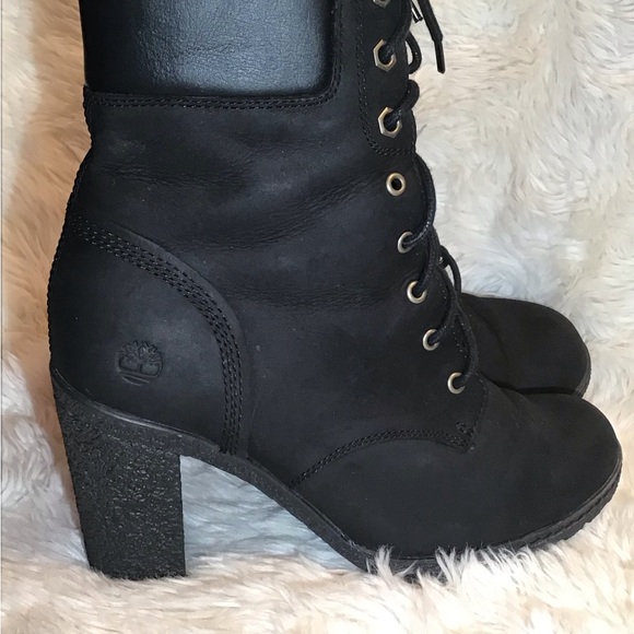 Timberland black leather ankle boots size 7 - Picture 4 of 9